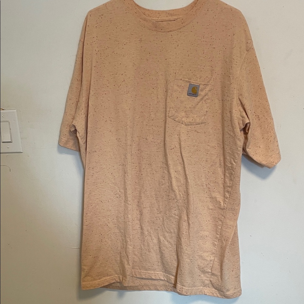 Carhartt Men's Speckled Tan Short Sleeve Tee